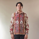 Pamita - Mandalas Set Sarimbit Couple Kemeja Lengan Panjang dan Rok Batik Premium - Mandalas