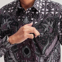 Pancata - Mandalas Kemeja Batik Pria Premium Lengan Panjang - Mandalas