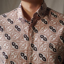 Pangrango - Mandalas Kemeja Batik Pria Premium Lengan Pendek - Mandalas