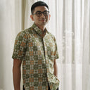 Papira - Mandalas Kemeja Batik Pria Premium Lengan Pendek - Mandalas