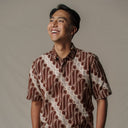 Paralat - Mandalas Kemeja Batik Pria Premium Lengan Pendek - Mandalas