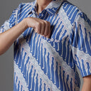 Pastelun - Mandalas Kemeja Batik Pria Premium Lengan Pendek - Mandalas