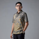 Pavomas - Mandalas Kemeja Batik Pria Premium Lengan Pendek - Mandalas