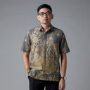 Pavomas - Mandalas Kemeja Batik Pria Premium Lengan Pendek - Mandalas