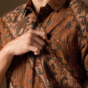Pawana - Mandalas Premium Men’s Short Sleeve Batik Shirt - Mandalas