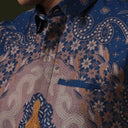 Penerasi - Mandalas Kemeja Batik Pria Premium Lengan Panjang - Mandalas