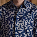 Polivi - Mandalas Kemeja Batik Pria Premium Lengan Pendek - Mandalas