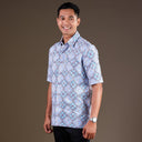 Poslen - Mandalas Kemeja Batik Pria Premium Lengan Pendek - Mandalas