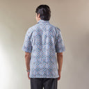 Poslen - Mandalas Premium Men's Short Sleeve Batik Shirt - Mandalas