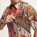 Pradiba - Mandalas Kemeja Batik Pria Premium Lengan Pendek - Mandalas