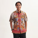 Pradiba - Mandalas Kemeja Batik Pria Premium Lengan Pendek - Mandalas