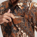 Pradipta - Mandalas Kemeja Batik Pria Premium Lengan Pendek - Mandalas