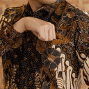 Pradipta - Mandalas Premium Men's Long Sleeve Batik Shirt - Mandalas