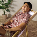 Prasant - Mandalas Kemeja Batik Pria Premium Lengan Pendek - Mandalas