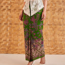 Pupuijo - Mandalas Women's Premium Batik Pleated Skirt - Mandalas