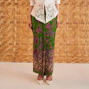 Pupuijo - Mandalas Women's Premium Batik Pleated Skirt - Mandalas
