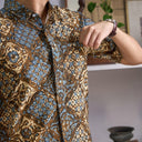 Purnabu - Mandalas Kemeja Batik Pria Premium Lengan Pendek - Mandalas
