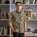 Purnabu - Mandalas Kemeja Batik Pria Premium Lengan Pendek - Mandalas