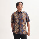 Purnadim - Mandalas Kemeja Batik Pria Premium Lengan Pendek - Mandalas