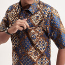 Purnadim - Mandalas Kemeja Batik Pria Premium Lengan Pendek - Mandalas