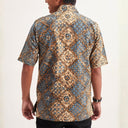 Purnaru - Mandalas Kemeja Batik Pria Premium Lengan Pendek - Mandalas