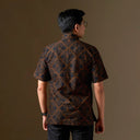Purtanah - Mandalas Premium Men’s Short Sleeve Batik Shirt - Mandalas