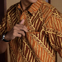 Pusaka - Mandalas Kemeja Batik Pria Premium Lengan Pendek - Mandalas