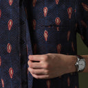 Pushan - Mandalas Kemeja Batik Pria Premium Lengan Pendek - Mandalas