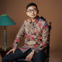 Puspa - Mandalas Kemeja Batik Pria Premium Lengan Panjang - Mandalas
