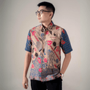 Puspa - Mandalas Kemeja Batik Pria Premium Lengan Pendek - Mandalas