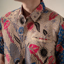 Puspa - Mandalas Kemeja Batik Pria Premium Lengan Pendek - Mandalas