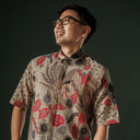 Puspagal - Mandalas Kemeja Batik Pria Premium Lengan Pendek - Mandalas