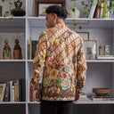 Raespati - Mandalas Set Sarimbit Couple Kemeja Lengan Panjang dan Rok Batik Premium - Mandalas