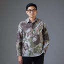 Rahareja - Mandalas Kemeja Batik Pria Premium Lengan Panjang - Mandalas