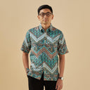 Rajawira - Mandalas Kemeja Batik Pria Premium Lengan Pendek - Mandalas