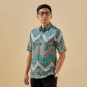 Rajawira - Mandalas Kemeja Batik Pria Premium Lengan Pendek - Mandalas