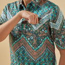 Rajawira - Mandalas Kemeja Batik Pria Premium Lengan Pendek - Mandalas