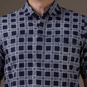 Rajutan - Mandalas Kemeja Batik Pria Premium Lengan Pendek - Mandalas