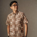 Rakapu - Mandalas Kemeja Batik Pria Premium Lengan Pendek - Mandalas