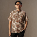 Rakapu - Mandalas Kemeja Batik Pria Premium Lengan Pendek - Mandalas