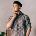 Ramiru - Mandalas Kemeja Batik Pria Premium Lengan Pendek - Mandalas