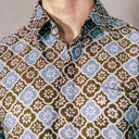 Ramiru - Mandalas Kemeja Batik Pria Premium Lengan Pendek - Mandalas