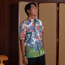 Rangfon - Mandalas Kemeja Batik Pria Premium Lengan Pendek - Mandalas