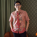 Ranum - Mandalas Kemeja Batik Pria Premium Lengan Pendek - Mandalas