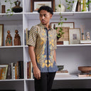Raqua - Mandalas Kemeja Batik Pria Premium Lengan Pendek - Mandalas