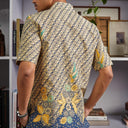 Raqua - Mandalas Kemeja Batik Pria Premium Lengan Pendek - Mandalas