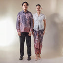 Ravana - Mandalas Set Sarimbit Couple Kemeja Lengan Panjang dan Rok Batik Premium - Mandalas
