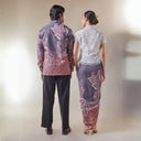 Ravana - Mandalas Set Sarimbit Couple Kemeja Lengan Panjang dan Rok Batik Premium - Mandalas