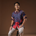 Redrum - Mandalas Kemeja Batik Pria Premium Lengan Pendek - Mandalas