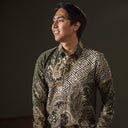 Rejowina - Mandalas Kemeja Batik Pria Premium Lengan Panjang - Mandalas